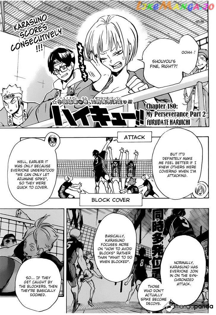 Haikyuu!!, Chapter 180 image 01